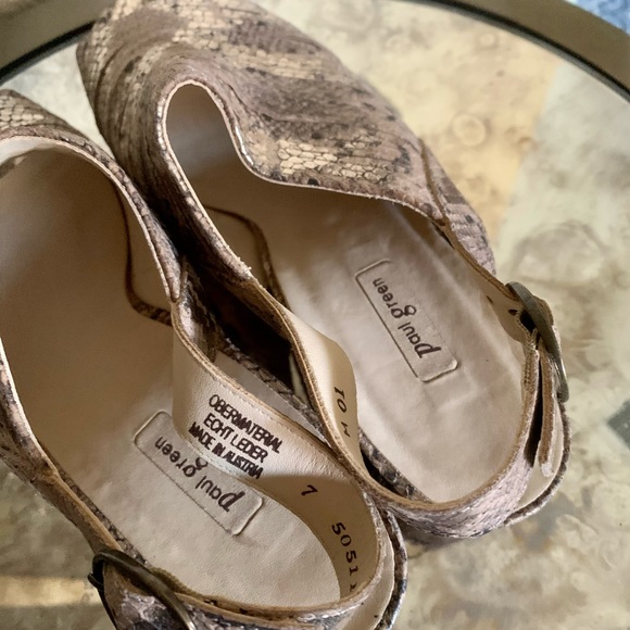 $339 Paul Green Cheri sling back wedge sz 7 - Picture 6 of 7